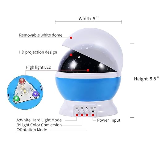 Star Projector Night Light